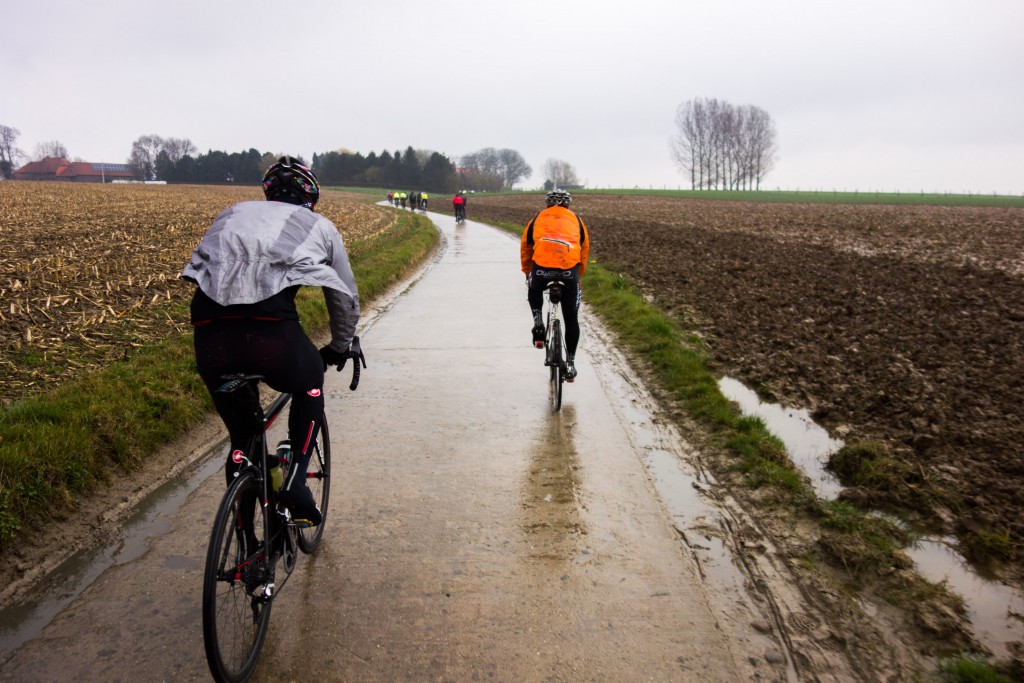 The entire country of Belgium is saturated with water in the spring.