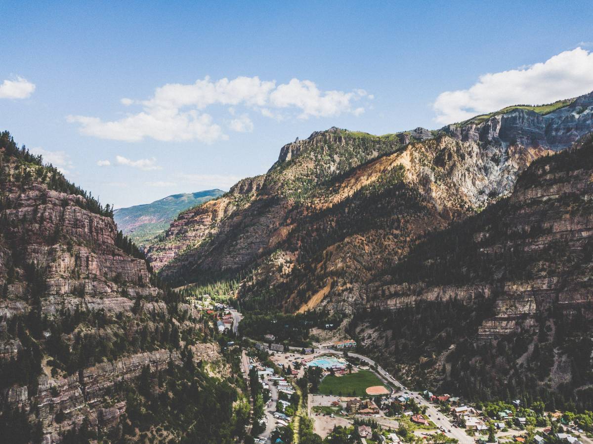 Ouray, walled in.