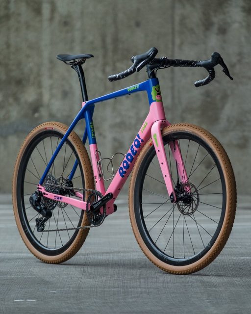 Michael asked for a layout that felt joyful, and he was a fantastic collaborator to work with as we sorted out how to translate that onto his frame. Most people who we work with on custom paint don’t know exactly what their bike should look like, but they do know how they want it to feel. If that’s you, don’t worry, we will listen to the ideas and themes that you have in mind and help bring them to life. Once you see what you like in the design, our in-house finishing department will bring it to life. The design can be loud, fun, and whimsical like Michael’s, or it can be subtle and moody if that’s your thing.
 
Happy new TD4 day, Michael, and thanks for letting us bring this bike to life for you.
 
#traildonkey 
#gravelbike 
#rideexplorecreate 
#newbikeday