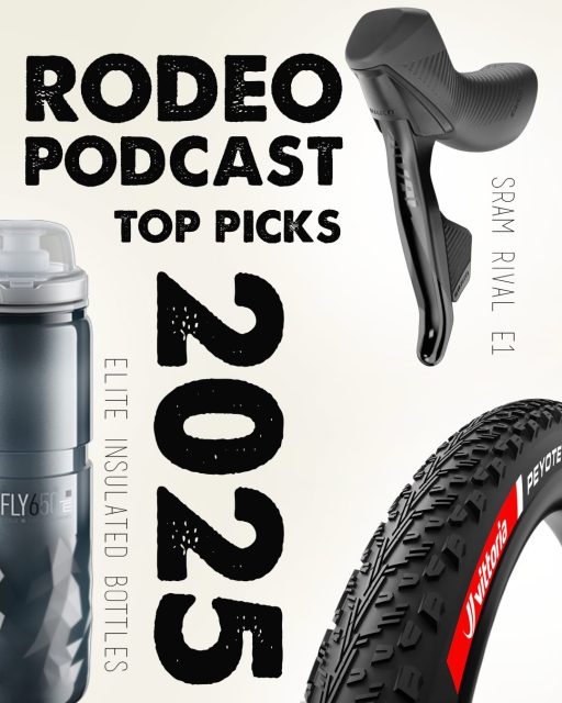 We’ve been busy in the podcast studio in the last few months. If you don’t normally follow along, here’s an episode that people always like: our yearly favorite gear wrap up. For this year we had a four person throwdown between @ljoneswilkins , @ct_perkey , @vankrampen , and @stevetheintern . We each picked four pieces of gear across four categories including Components, Tires, Clothing / Accessories, and the crowd favorite: “Misc”. That Misc always hits so hard.
 
Fair warning! We rambled on this one. But if you’re burning through those trainer sessions, commutes, or long drives in the car trying to get your toddler to fall asleep, The Rodeo Pod might be for you. Find it on Spotify, Apple, or your favorite podcasting platform. Link also in bio!
 
#rideexplorecreate