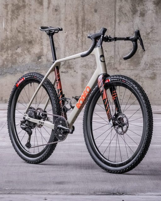 When our product lead @vankrampen builds up a Rodeo for himself, we always know that it’s going to be full of juicy morsels. Drew is nothing if not obsessed with the details. Drew is also living that dad lyfe these days, which means that when it comes to this build, he says the theme is Wabi Sabi: The Japanese philosophy centering on the acceptance of, among other things, imperfection. Where are the imperfections? Your guess is as good as ours. All we see is that beautiful paint, the @ridegemini chainring, @vision_tech_usa bars, titanium hubs, @favero_electronics power pedals, Wove saddle, @vittoriatires Mezcal 2.1” rubber, @praxisworks Doin cranks, XTR Di2 rear mech, and Ultegra Di2 shifter which Drew says gave a better hood shape than GRX. 
 
If this bike is Drew’s version of imperfection, we can’t imagine what perfect looks like!
 
#traildonkey
#rodeospork
#rodeowheels
#newbikeday
#gravelbike