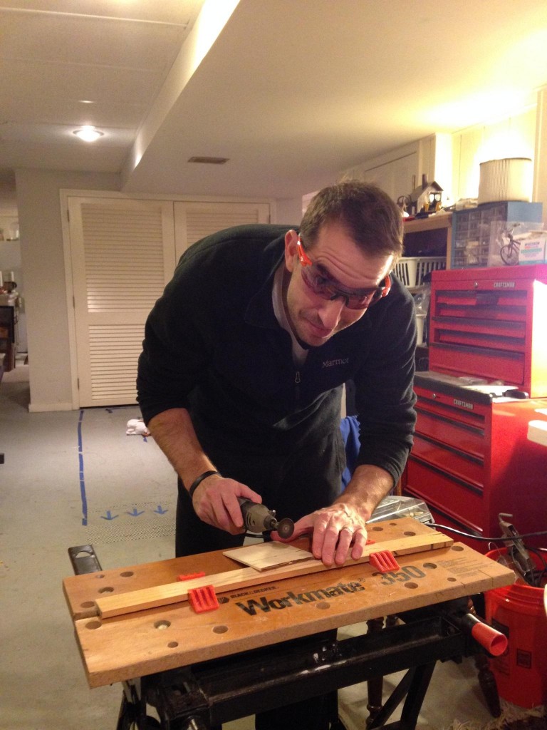 Ornament construction often requires balsa wood, a power tools, and lots of creativity.