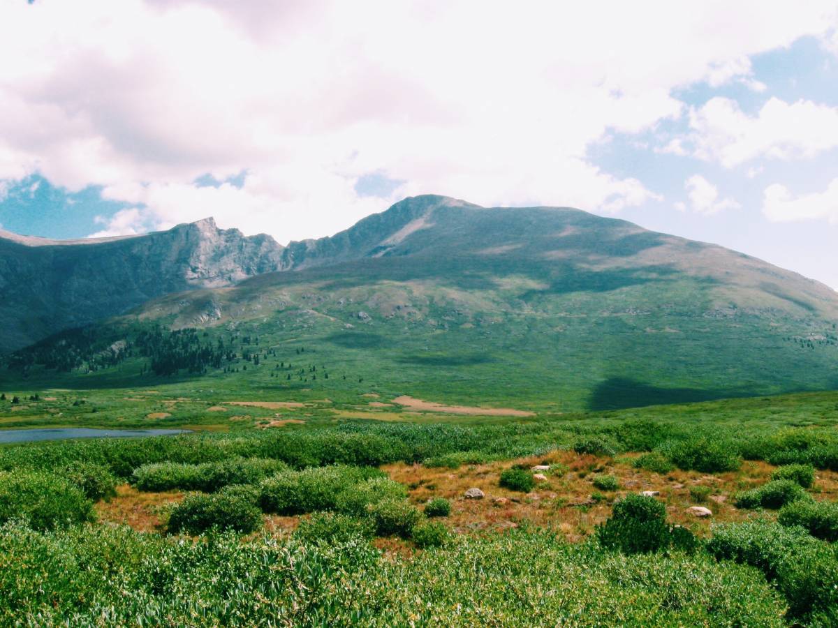 A painful slog up Guanella for this view.