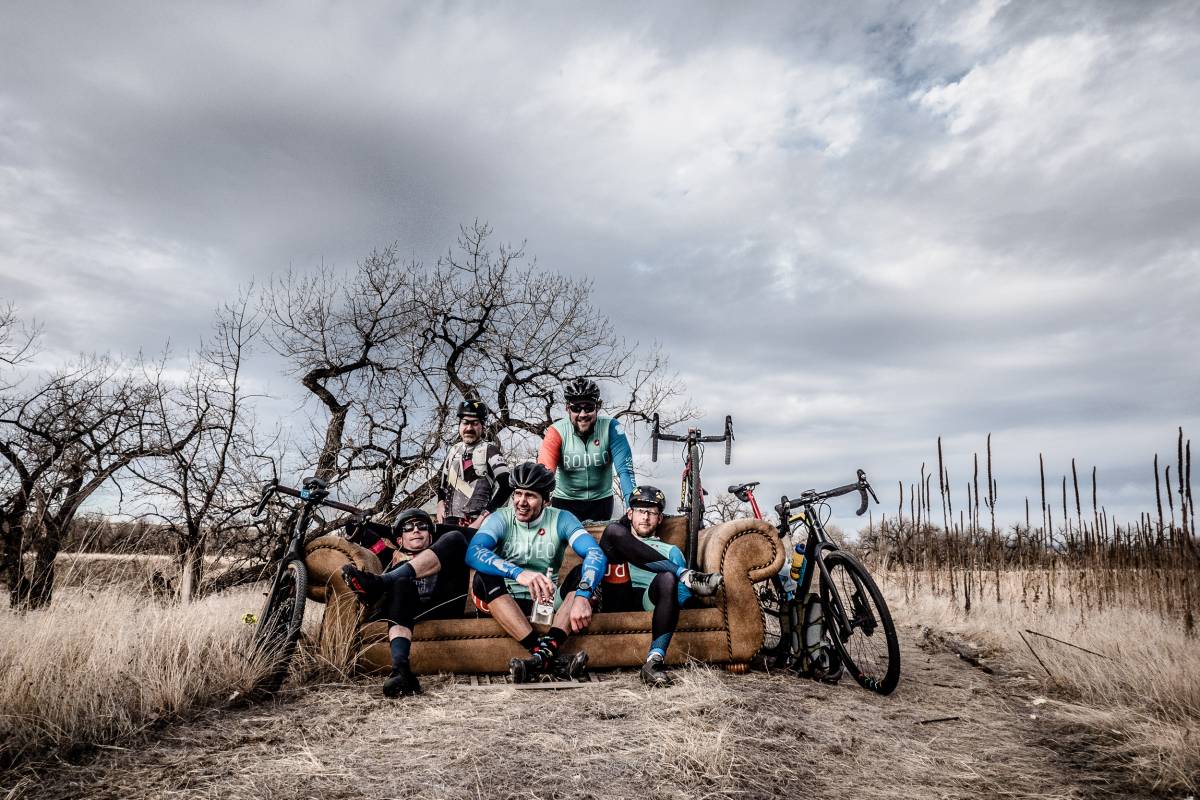 One man's dumping ground is another man's epic group photo.