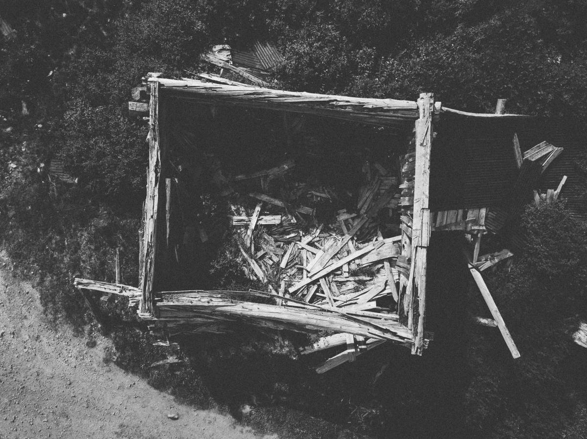 Ruin seen from above