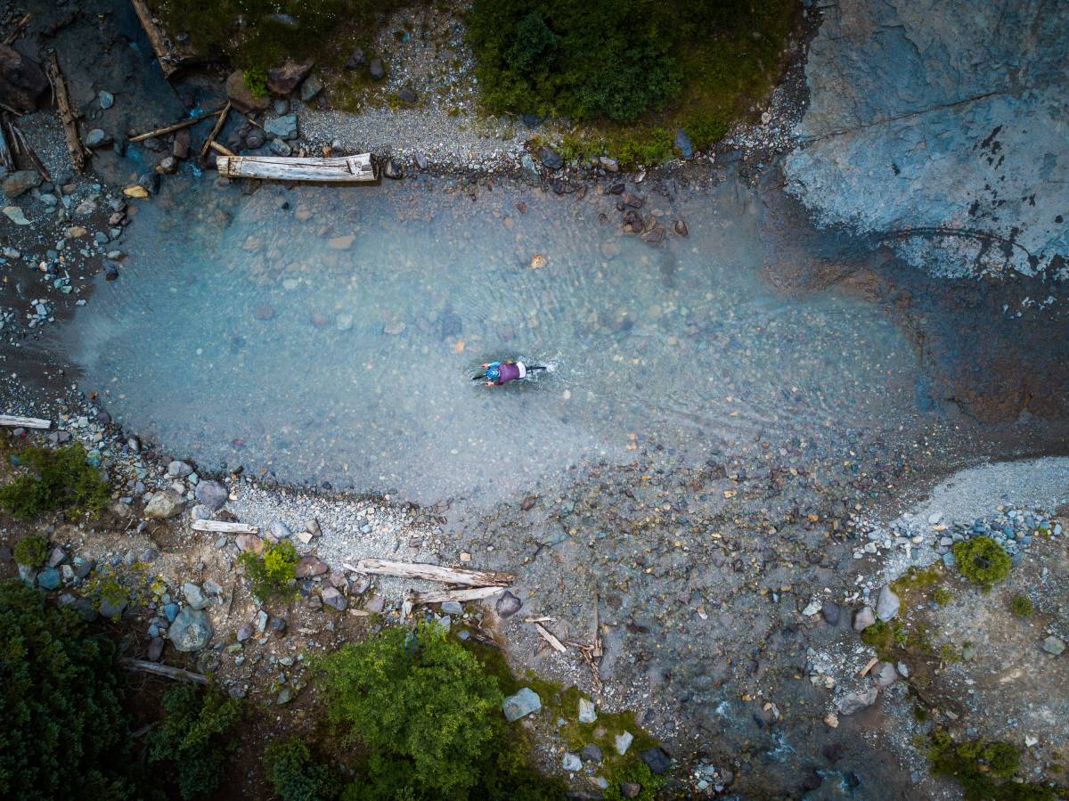 Imogen Basin creek crossing