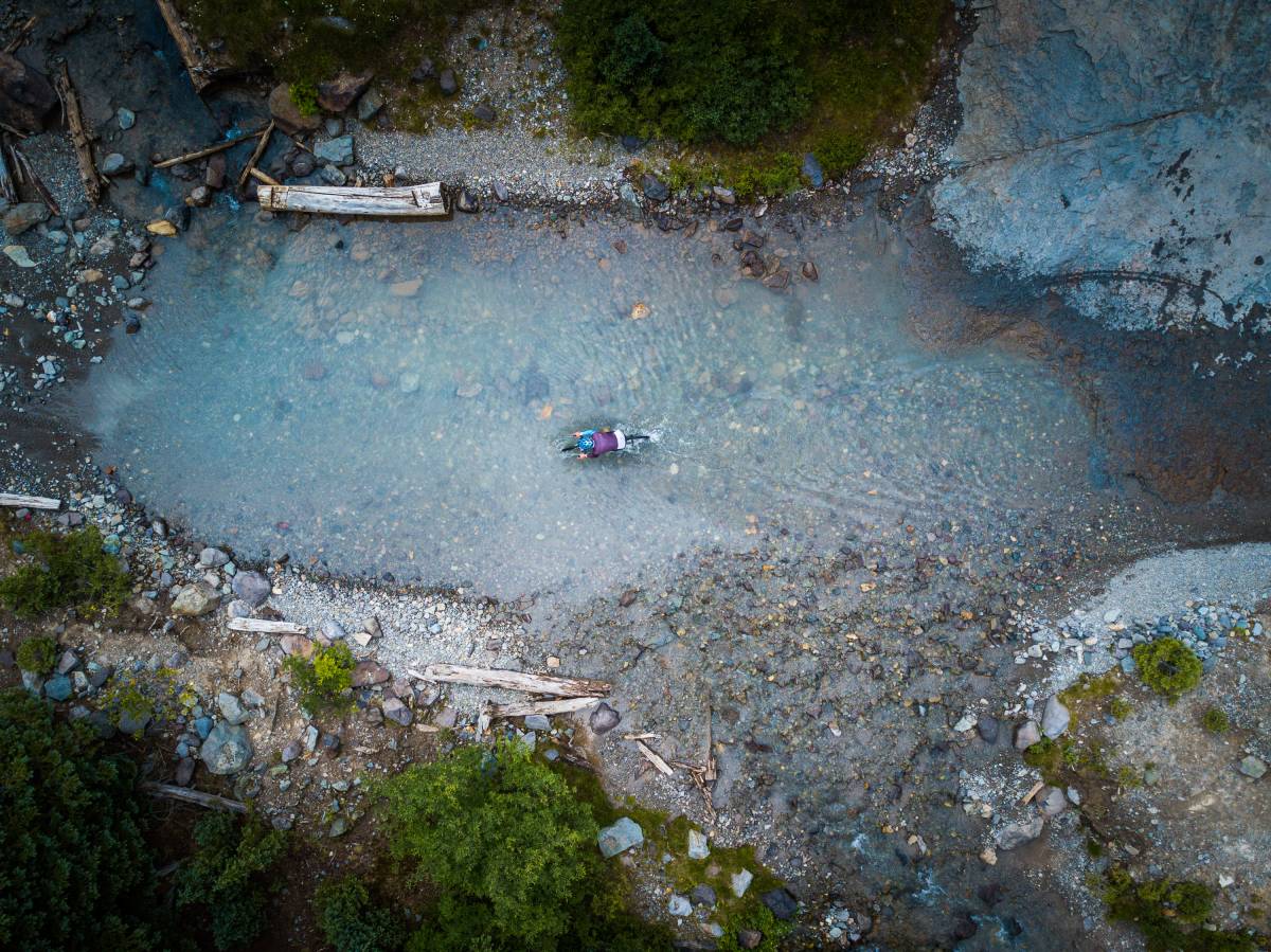 Imogen Basin creek crossing