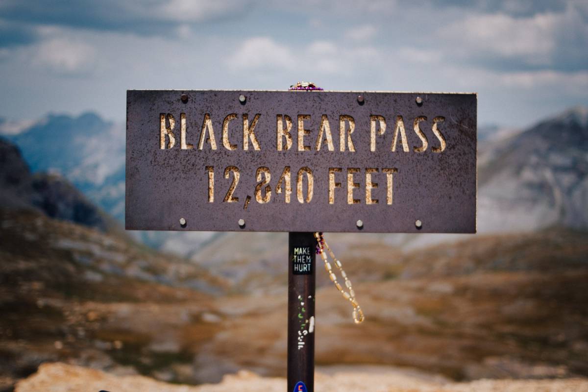 Black Bear Pass. 12,840 Feet