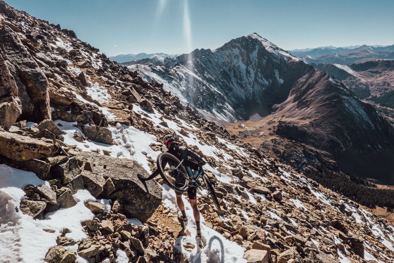 Pettingell Peak. Jones Pass Trail, Continental Divide