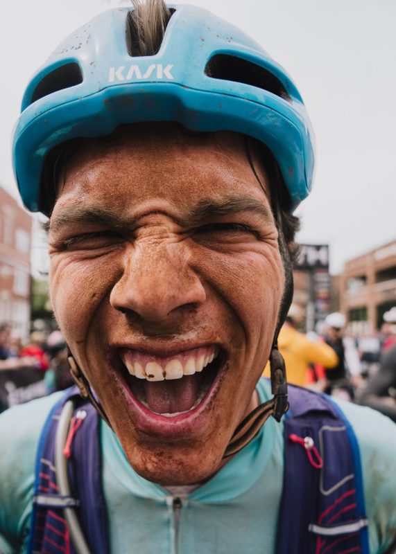 The red dirt of Oklahoma was plastered to my face, and teeth, and bike. I couldn't have been happier about it. 